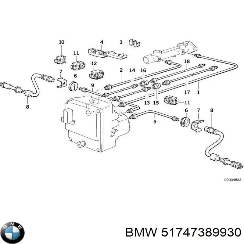 Купити 51747389930 BMW 