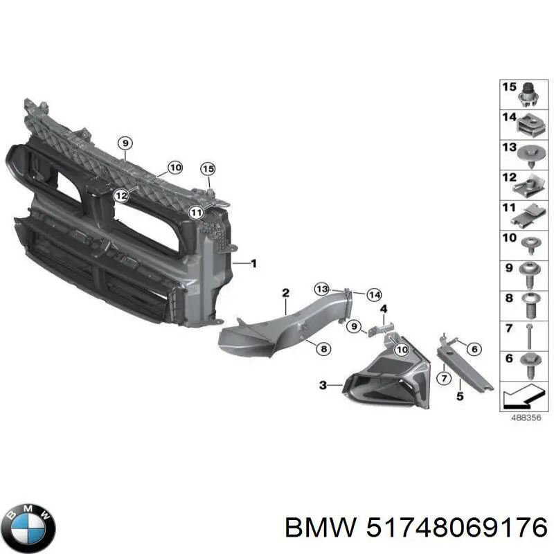  BMW 51748069176 ціна, від 413.73 USD