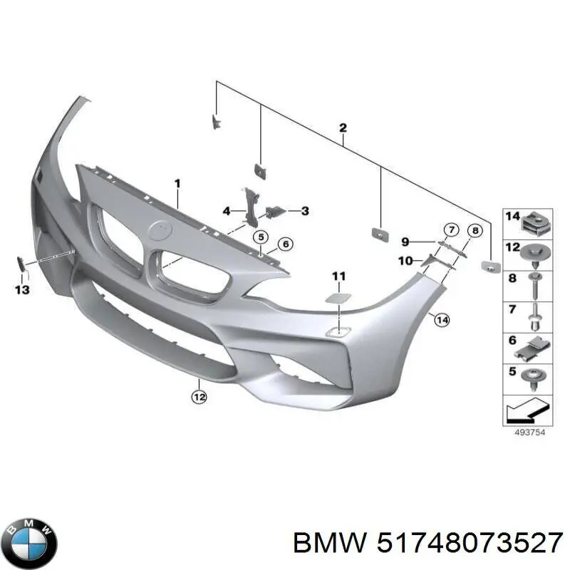  BMW 51748073527 ціна, від 46.32 USD