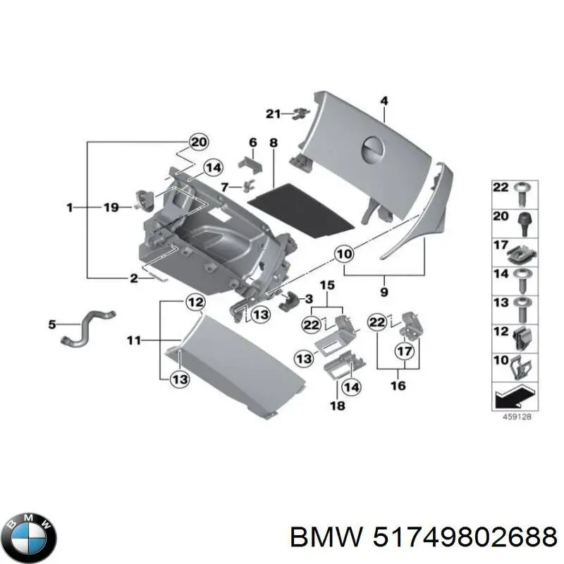  BMW 51749802688 ціна, від 30.01 USD