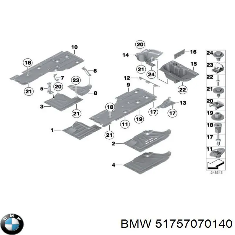  BMW 51757070140 ціна, від 78.97 USD