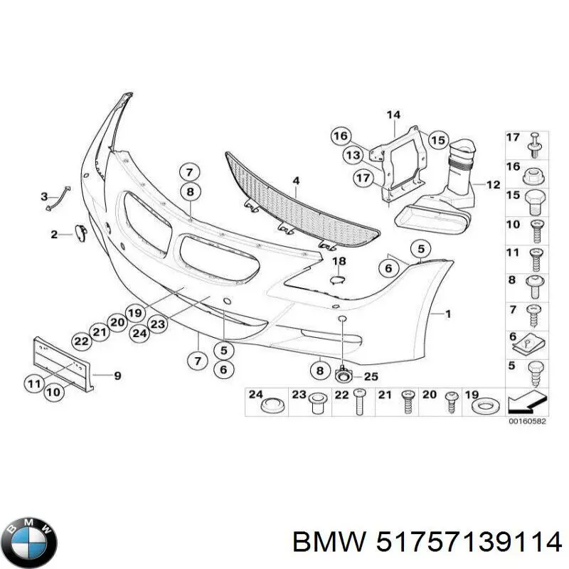 Купити 51757139114 BMW 