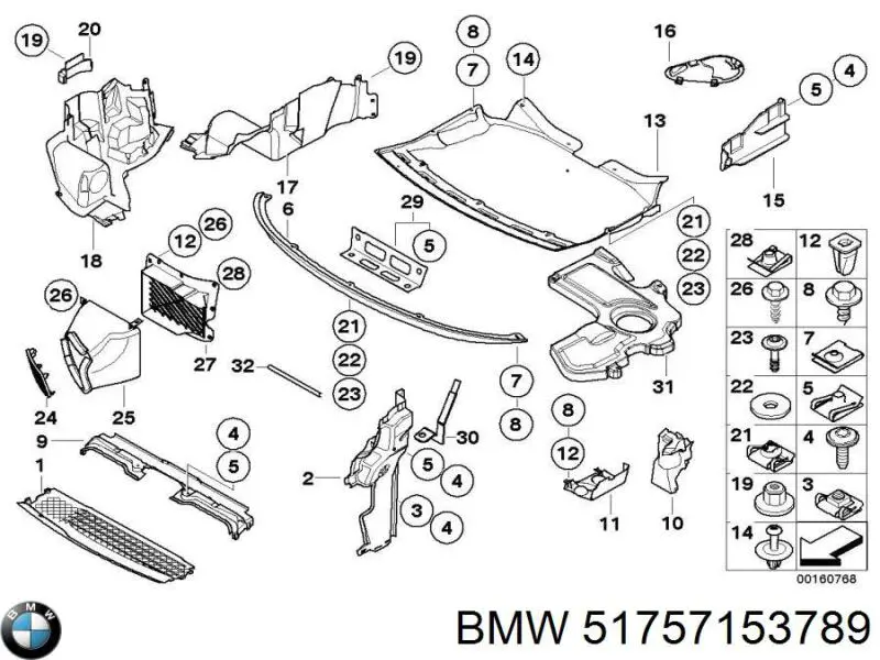  BMW 51757153789 ціна, від 17.73 USD