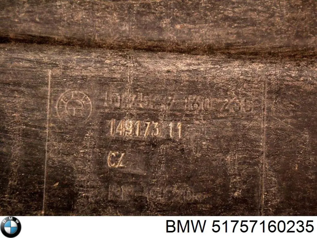 7075190 Autotechteile Захист днища, середня частина