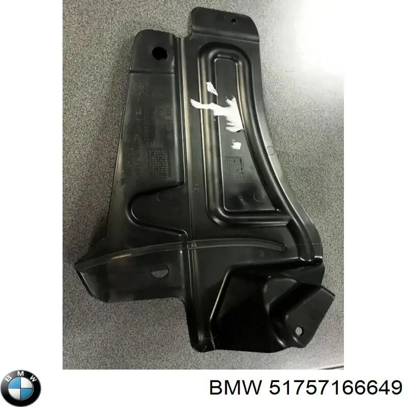 Підкрилок заднього крила, лівий BMW 51757166649 ціна, від 12.65 USD