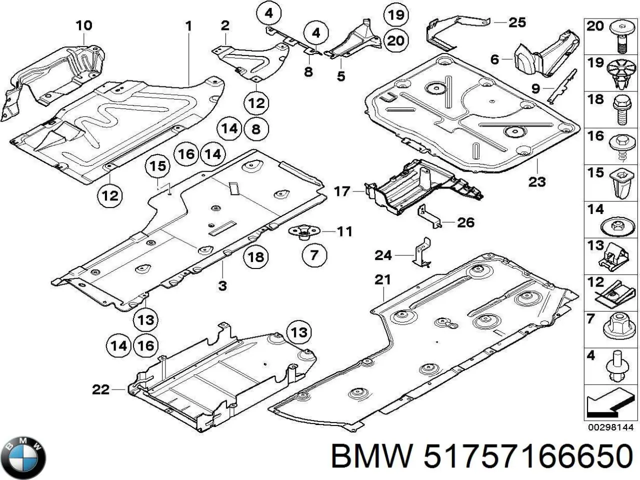  BMW 51757166650 ціна, від 22.80 USD