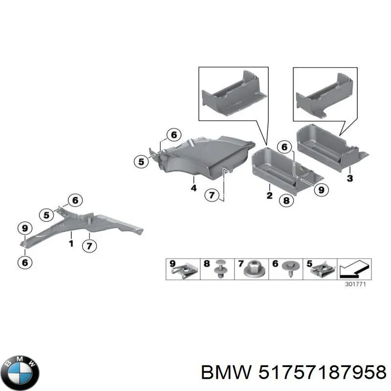 Купити 51757187958 BMW 