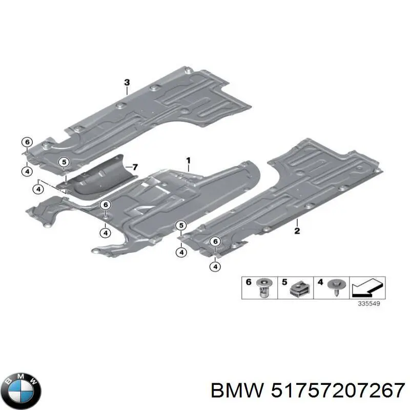 Захист днища, лівий AND 30825041 ціна, від 32.97 USD