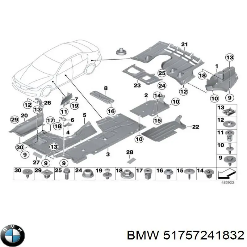  BMW 7241832 ціна, від 5.07 USD