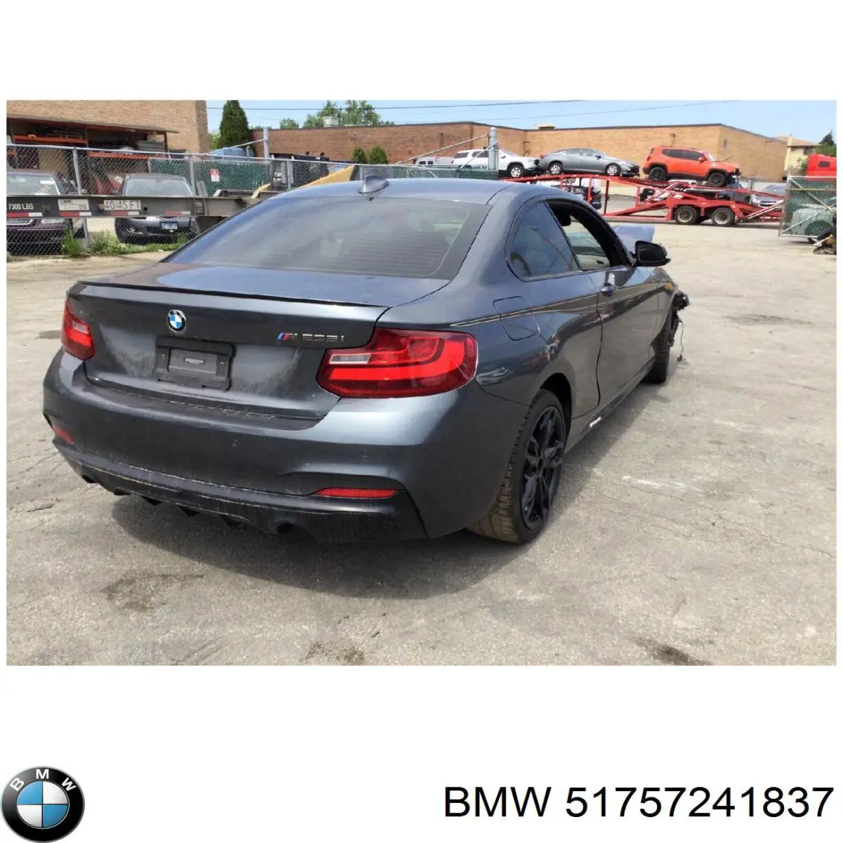 Купити 51757241837 BMW Захист днища, задній лівий