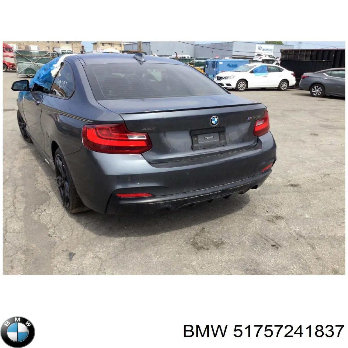 51757241837 BMW Захист днища, задній лівий