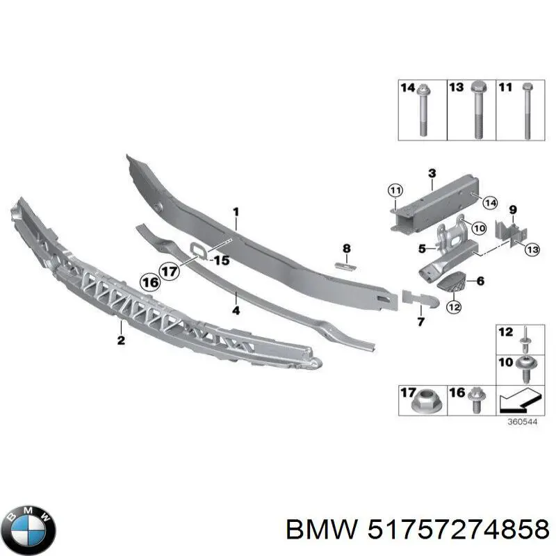  BMW 51757274858 ціна, від 12.98 USD