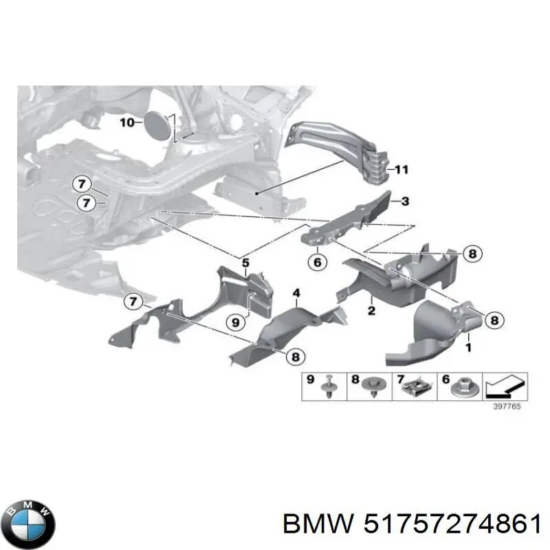  BMW 51757274861 ціна, від 13.44 USD
