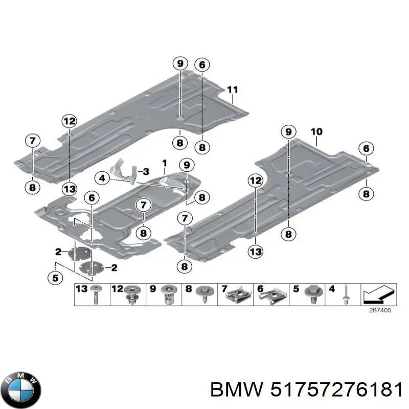  BMW 51757276181 ціна, від 44.75 USD