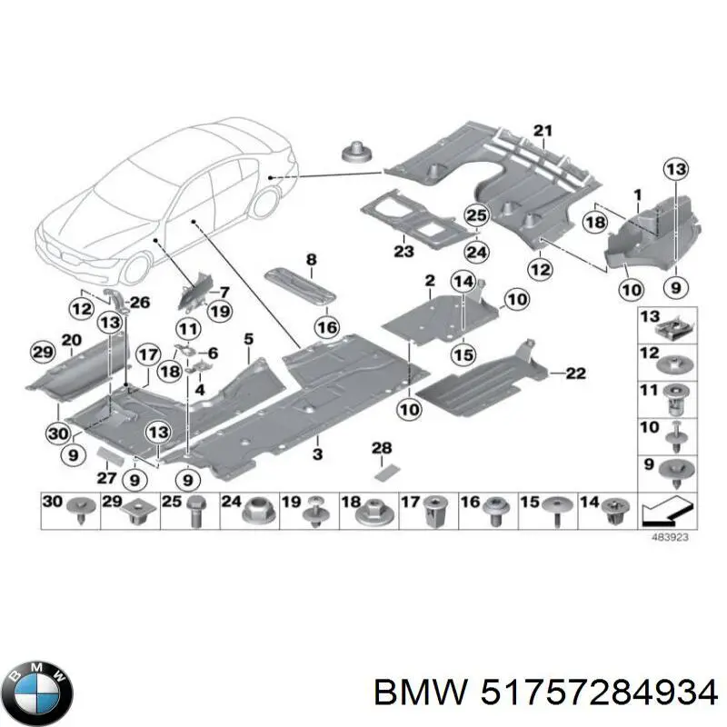  BMW 51757284934 ціна, від 27.69 USD