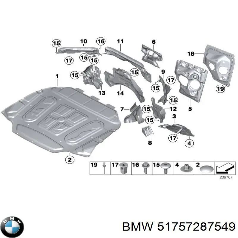  BMW 51757287549 ціна, від 28.22 USD