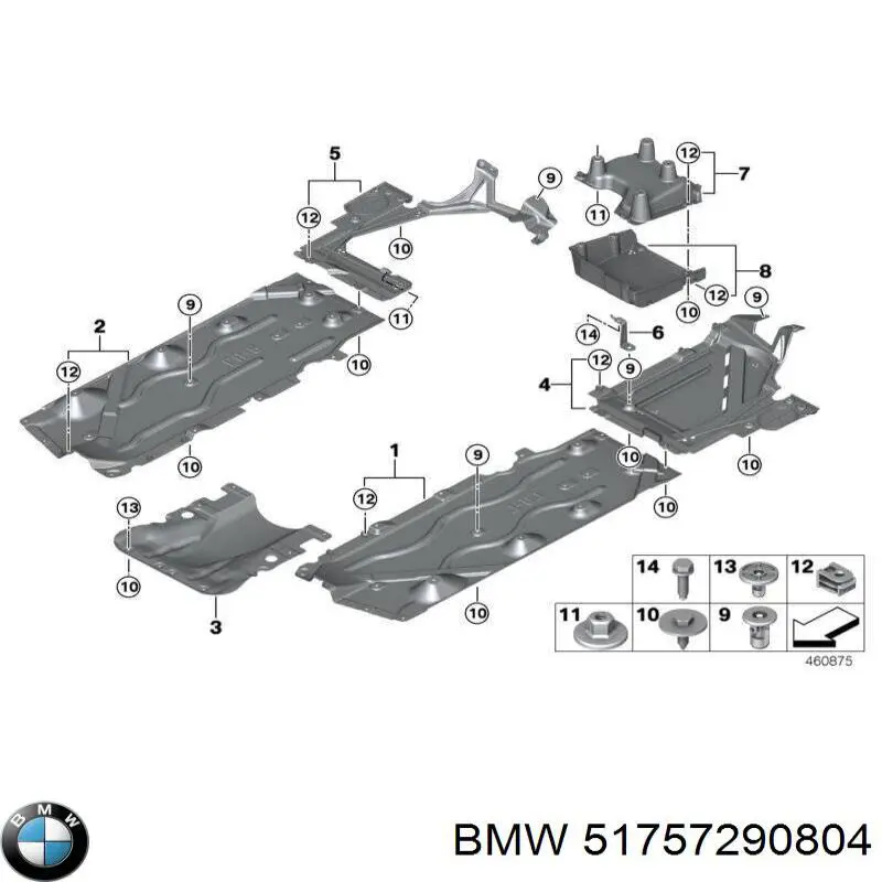 Купити 7135154 Autotechteile Захист днища, правий