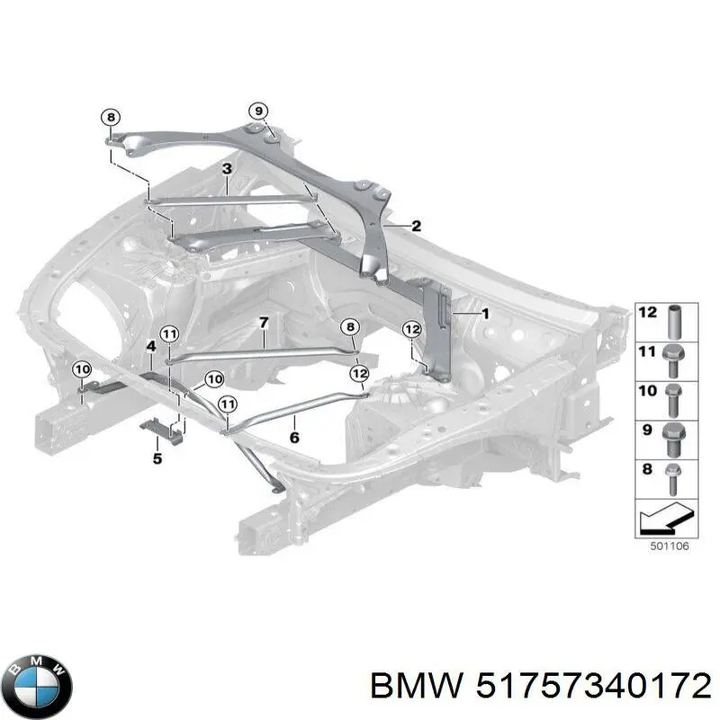 Купити 7145112 Autotechteile Захист днища, середня частина
