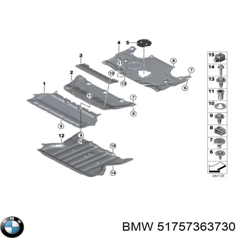 Захисний кожух кермового механізму BMW 51757363730 ціна, від 41.80 USD