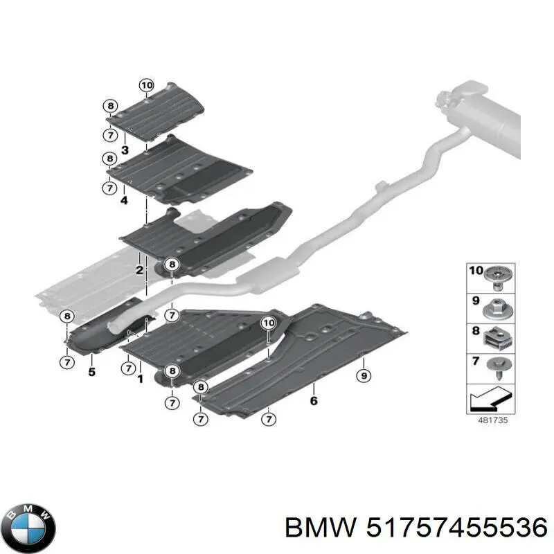 Купити 51757455536 BMW 