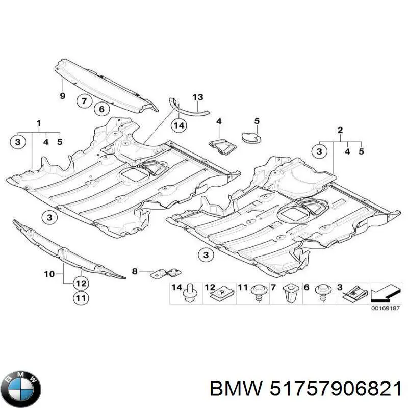 51757906821 BMW Обвіс бампера