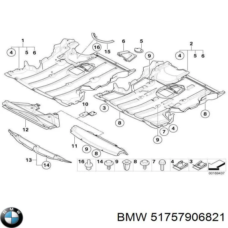 Кенгурятник BMW 51757906821 ціна, від 61.53 USD
