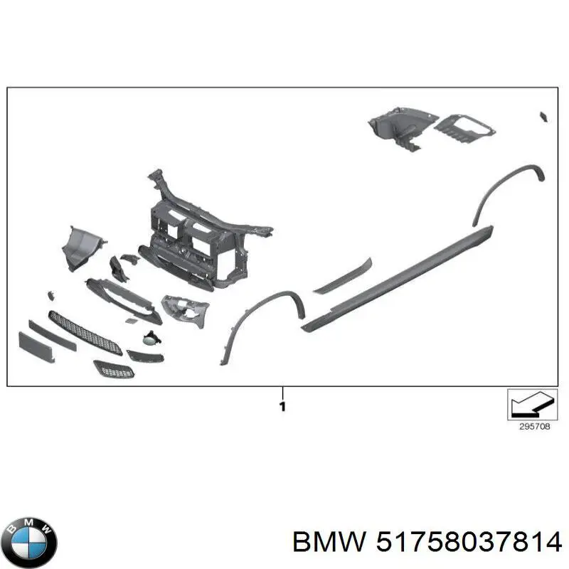  BMW 51758037814 ціна, від 31.67 USD