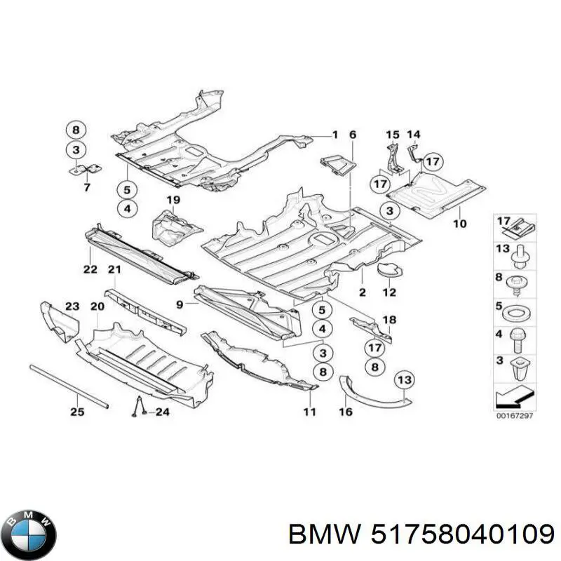  BMW 51758040109 ціна, від 14.11 USD