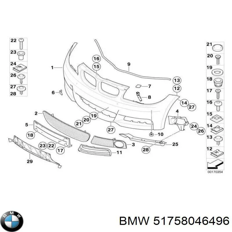  BMW 51758046496 ціна, від 261.30 USD