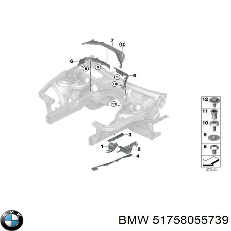  BMW 51758055739 ціна, від 19.00 USD