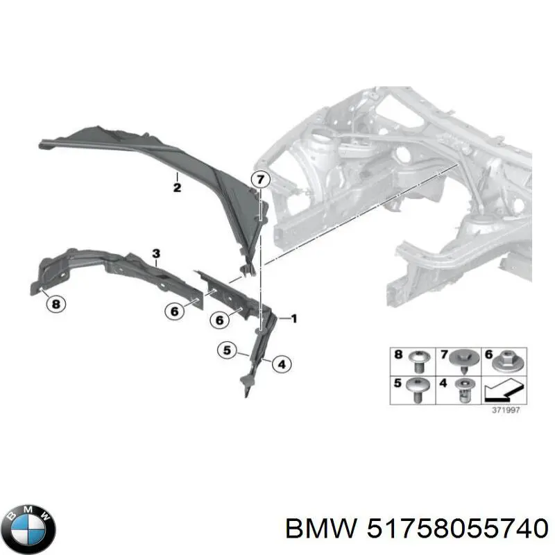  BMW 51758055740 ціна, від 19.00 USD