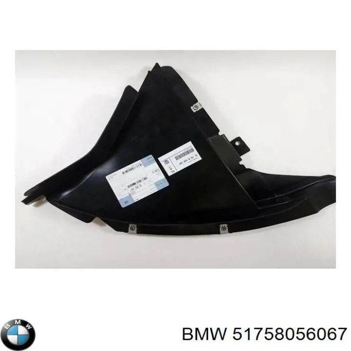 Купити 51758056067 BMW Захист бампера переднього, лівий