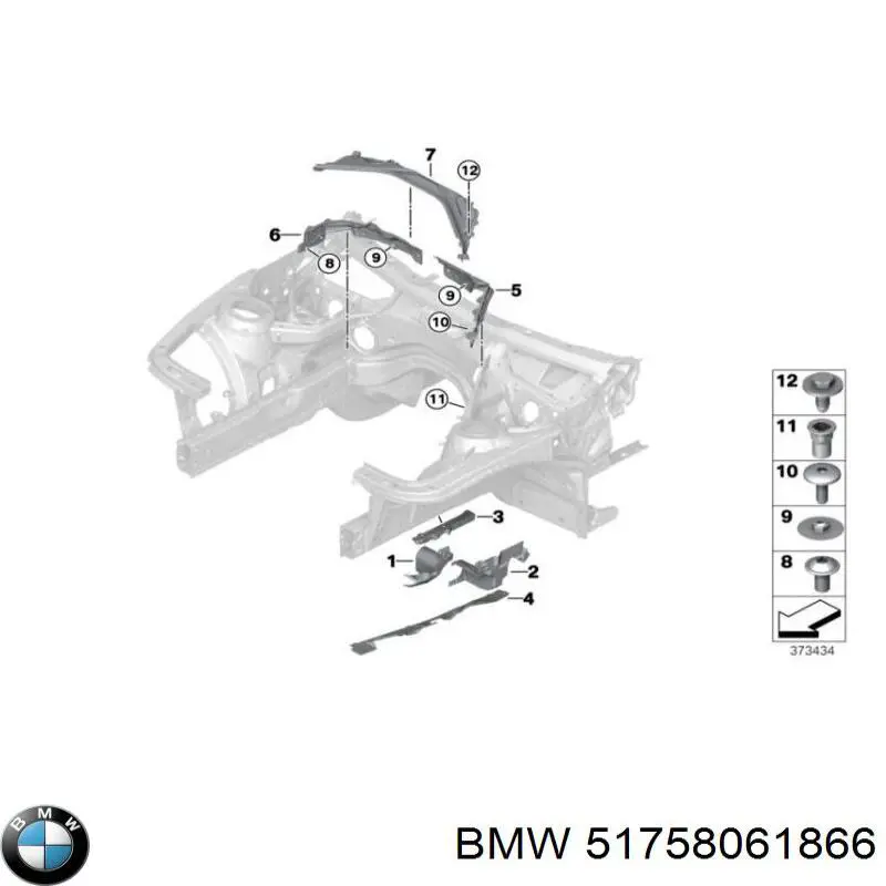  BMW 51758061866 ціна, від 88.40 USD
