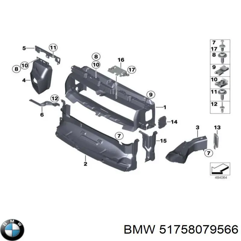  BMW 51758079566 ціна, від 164.47 USD