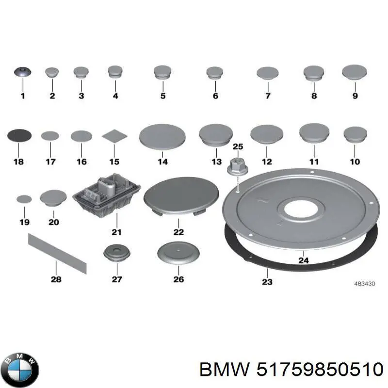  BMW 51759850510 ціна, від 39.65 USD