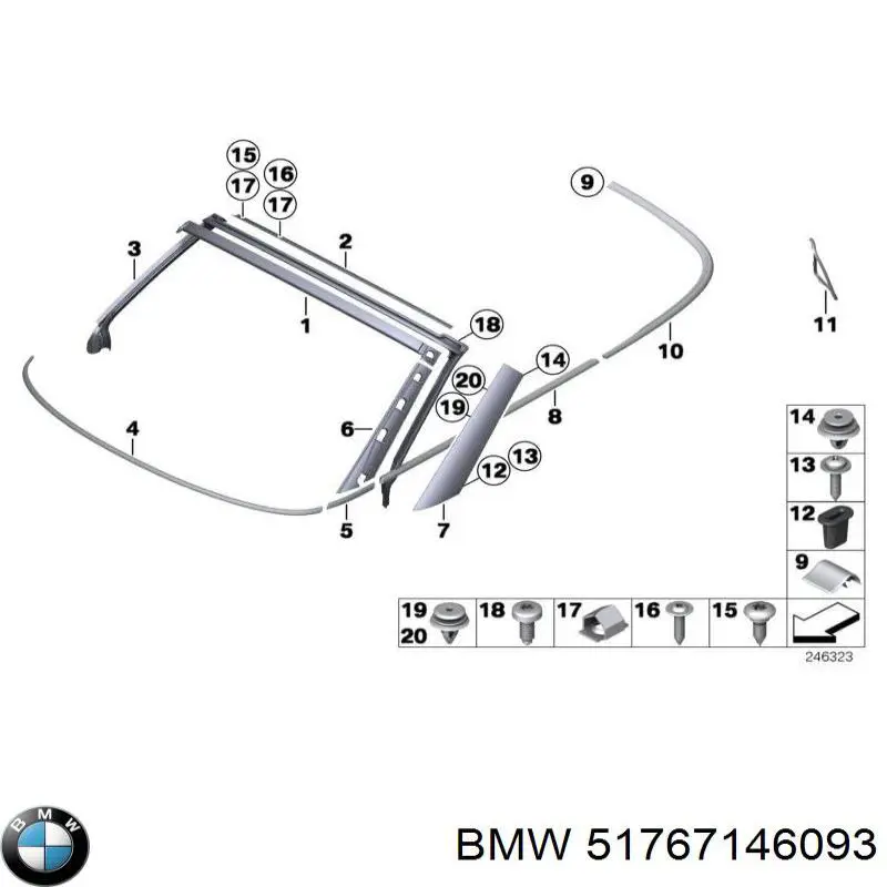  BMW 51767146093 ціна, від 27.33 USD