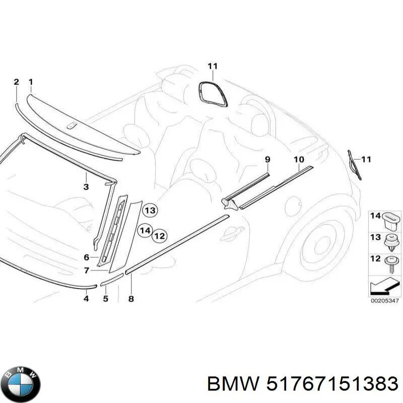  BMW 51767151383 ціна, від 13.94 USD