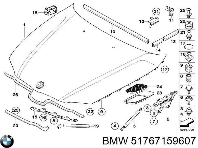 Купити 51767159607 BMW 