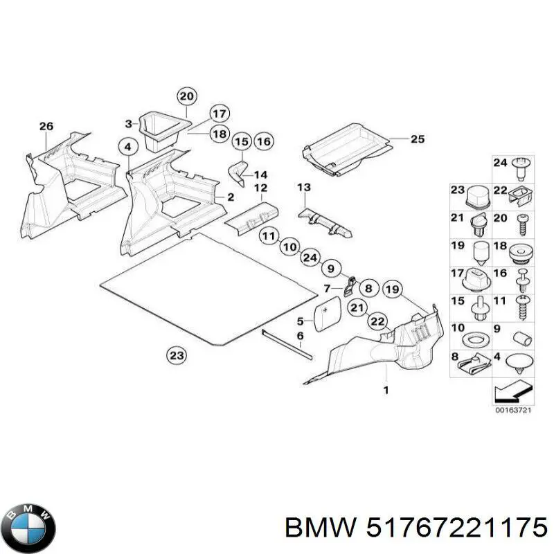 BMW 51767221175 ціна, від 415.87 USD