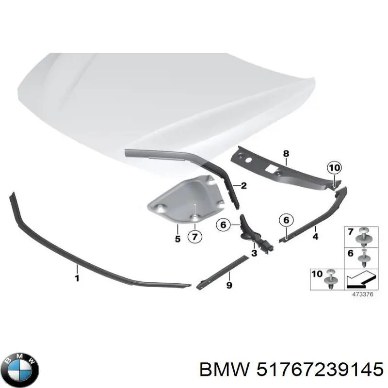  BMW 51767239145 ціна, від 26.80 USD