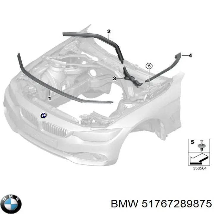  BMW 51767289875 ціна, від 59.27 USD
