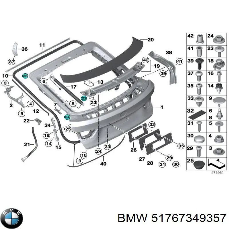 51767349357 BMW 