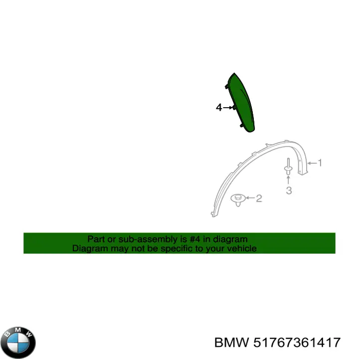 Купити 51767361417 BMW 