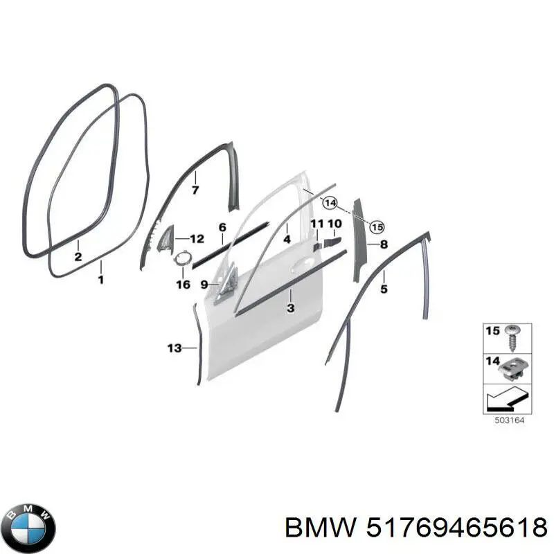  BMW 51769465618 ціна, від 72.49 USD