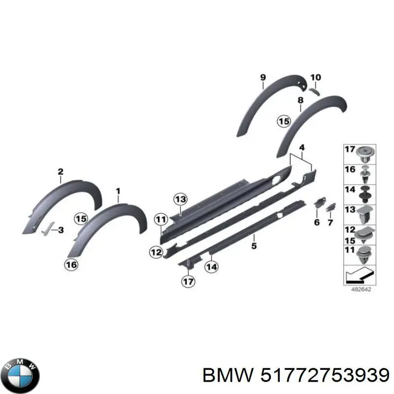  BMW 51772753939 ціна, від 98.44 USD