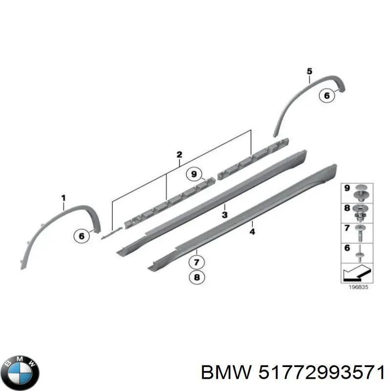  BMW 51772993571 ціна, від 24.07 USD