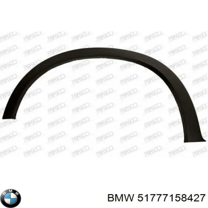 51777158427 BMW Розширювач/накладка арки переднього крила, лівий