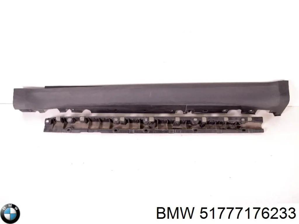 Накладка зовнішня (молдинг) порога, лівий BMW 51777176233 ціна, від 36.05 USD