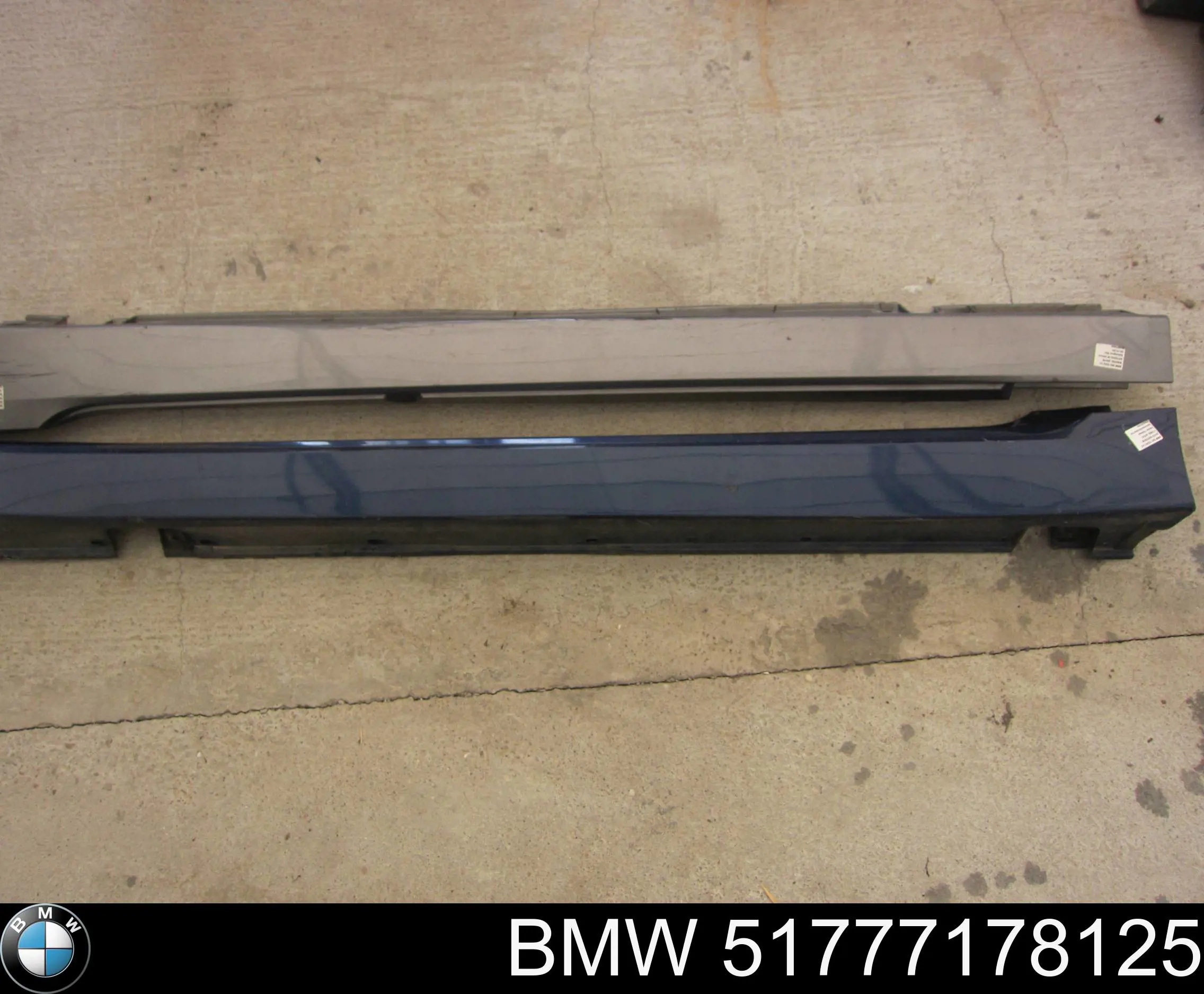 Накладка дверного порогу внутрішня, ліва BMW 51777178125 ціна, від 27.86 USD