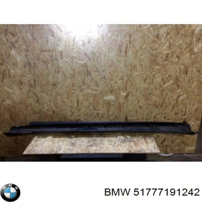 Накладка зовнішня (молдинг) порога, правий BMW 51777191242 ціна, від 44.33 USD